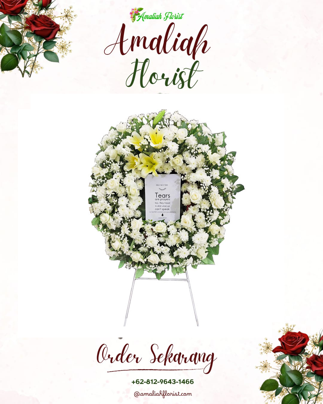 Krans Bunga Duka Serpong Utara